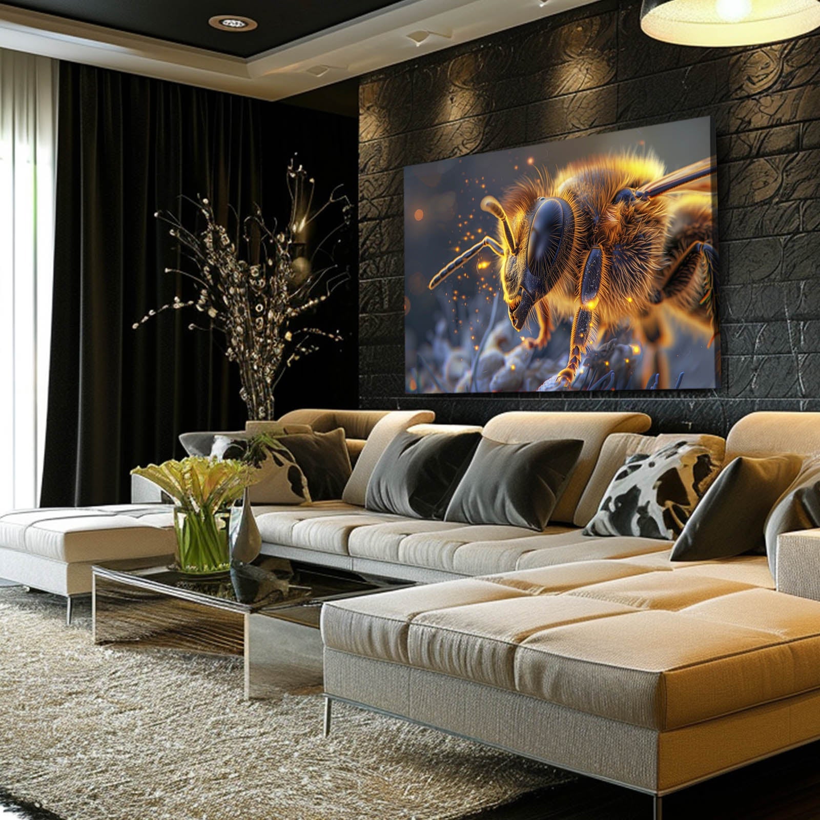 Luminous Bee Art