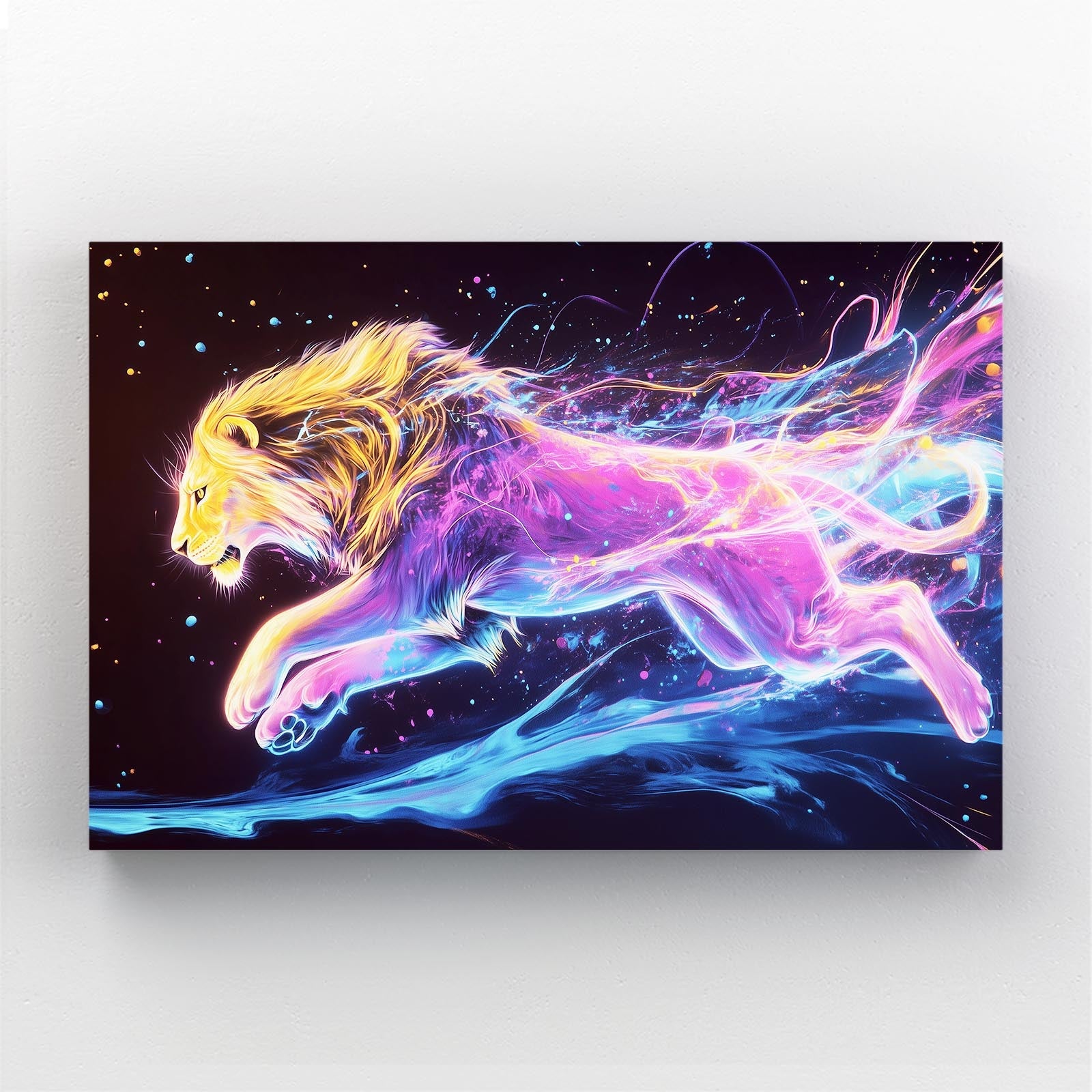 Luminous Lion Art