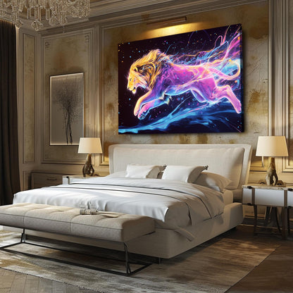 Luminous Lion Art