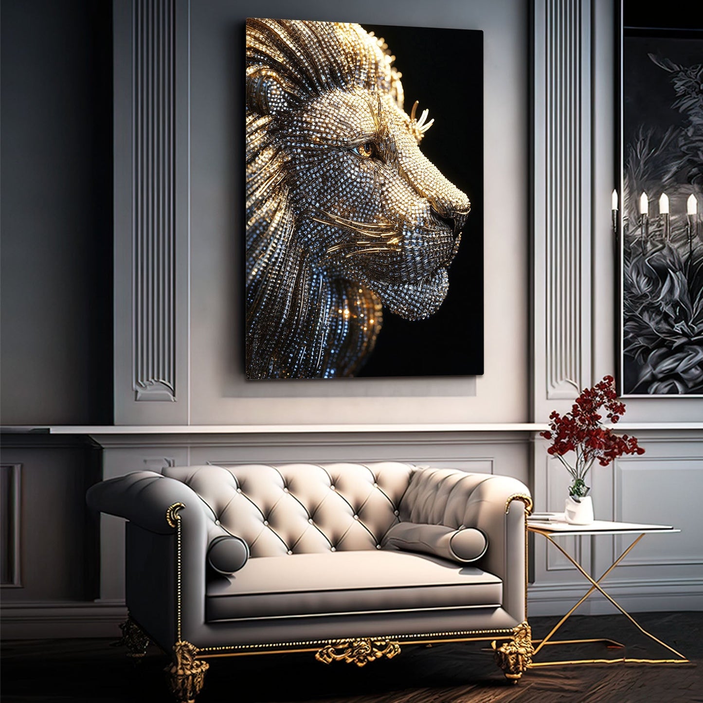 Luxurious Lion Canvas