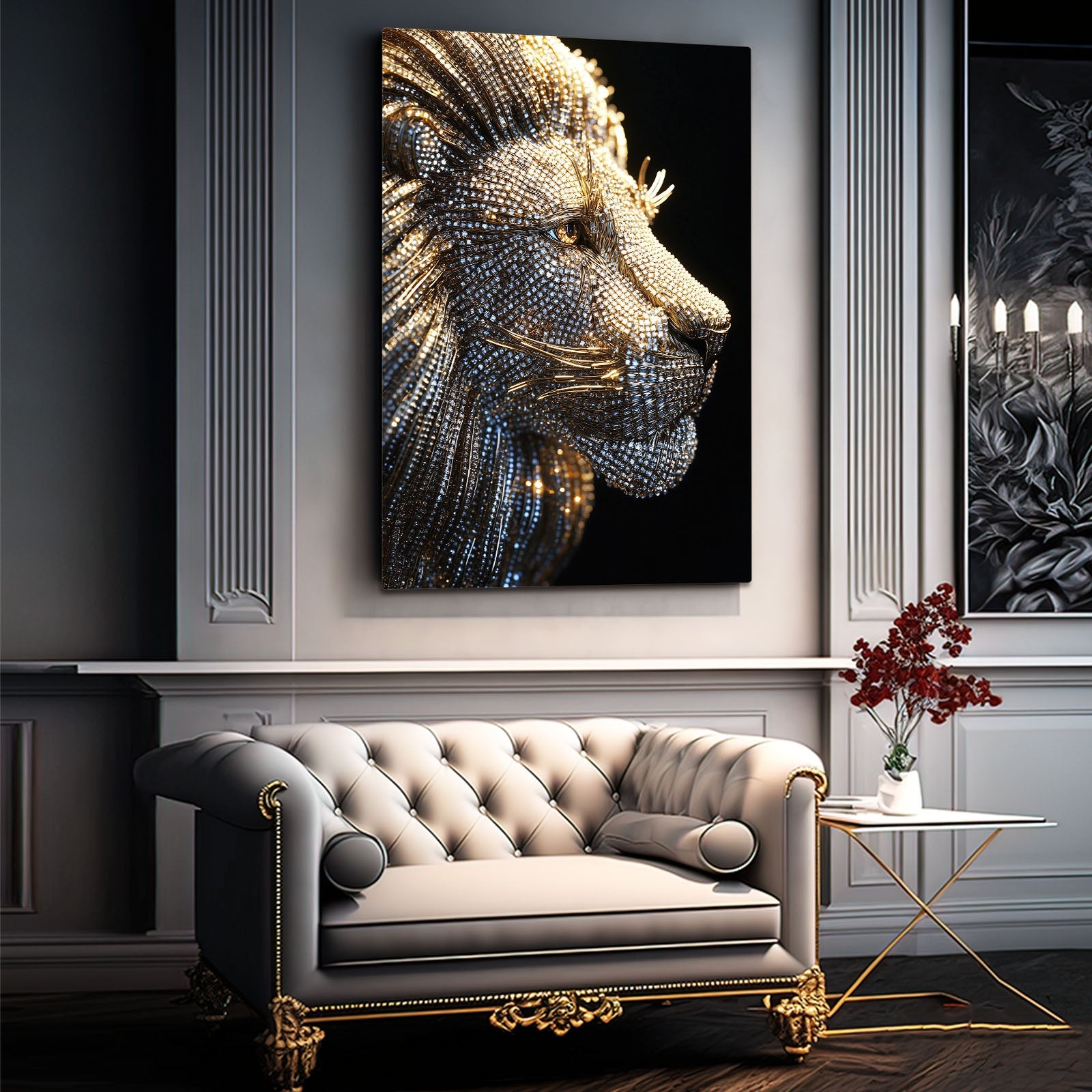 Luxurious Lion Canvas
