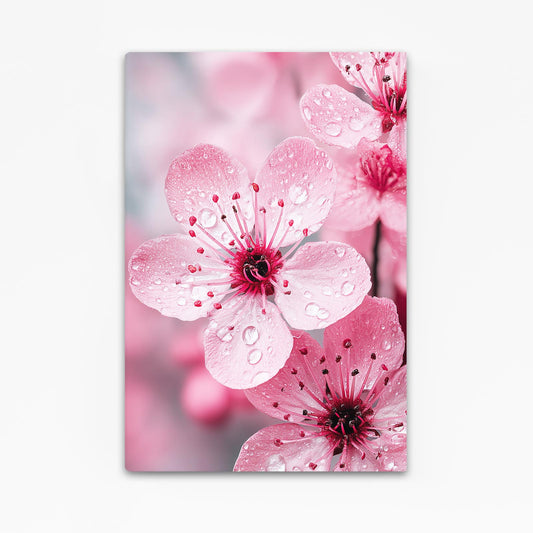 Macro Pink Flower Cherry Blossom Art – macro pink flower cherry blossom canvas print