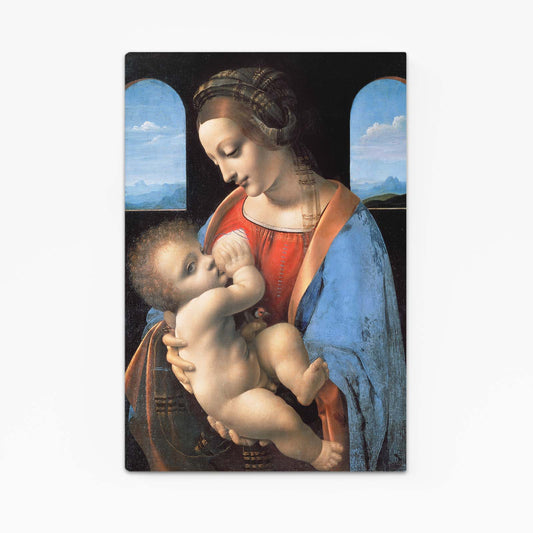 Madonna Litta Da Vinci Canvas — realism canvas print, canvas print on white background