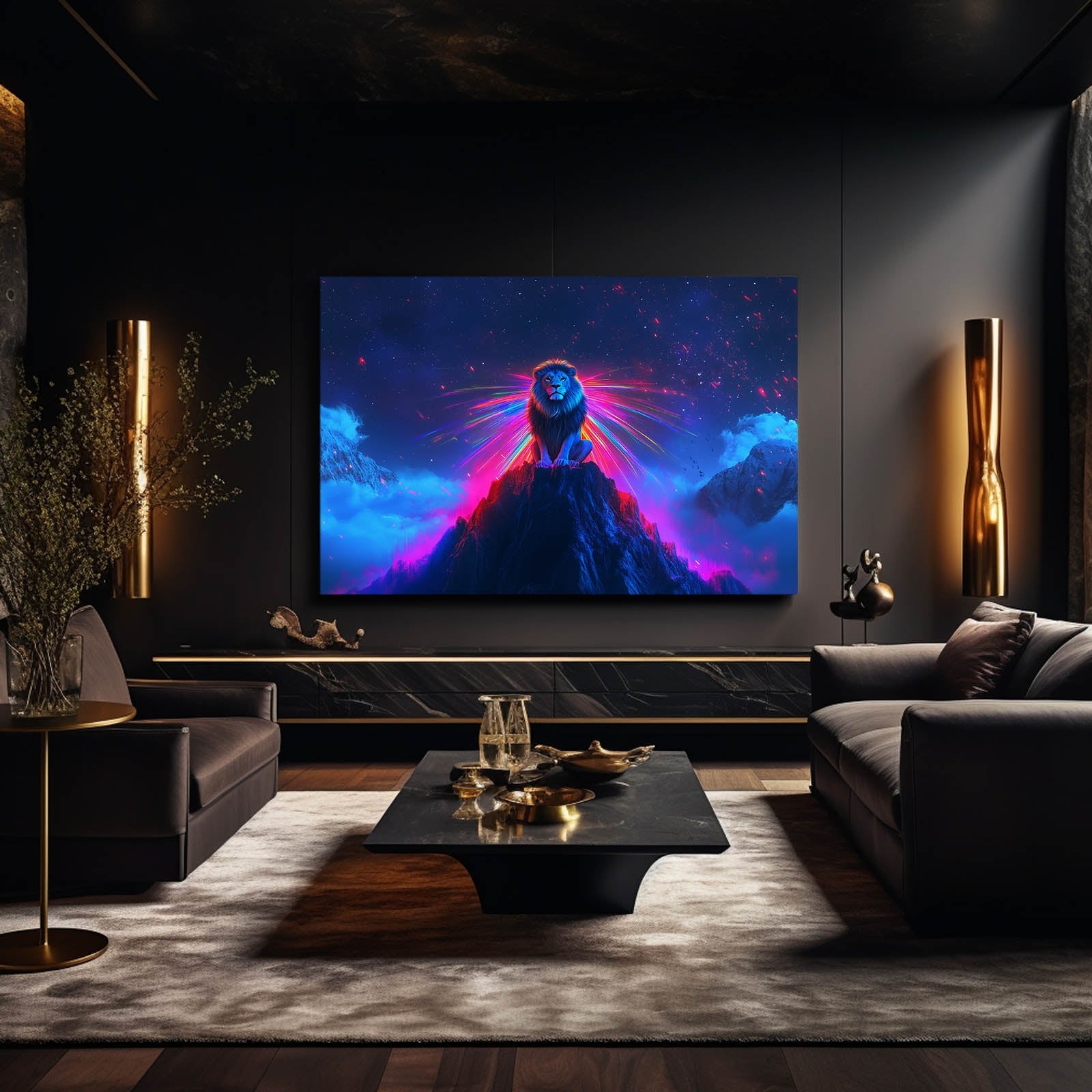 Majestic Lion Wall Art