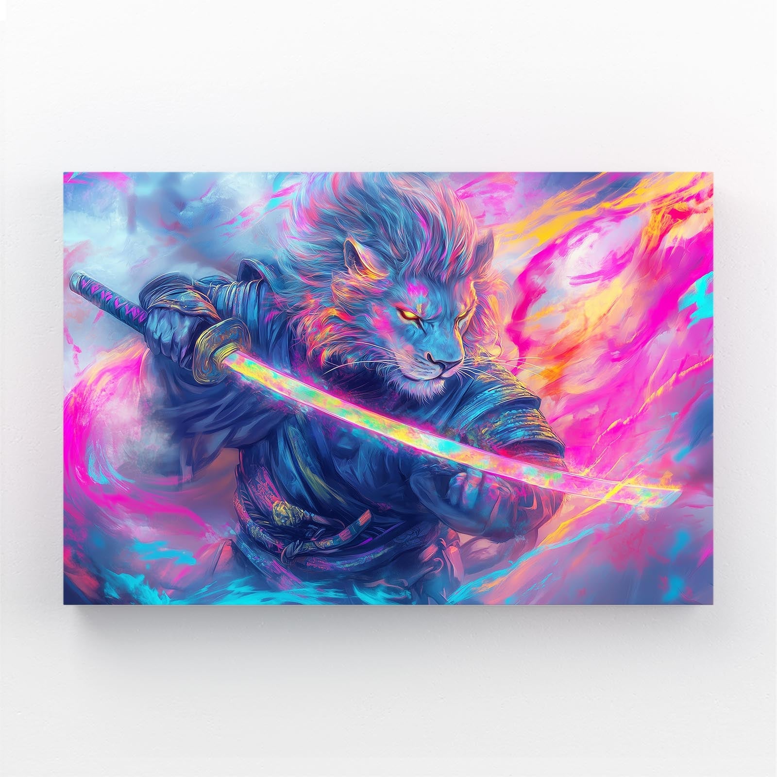 Majestic Sword Lion Art