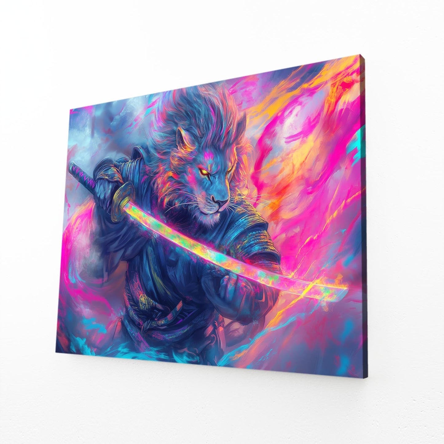 Majestic Sword Lion Art