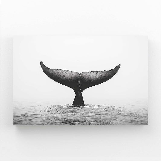 Majestic Tail Whale Art