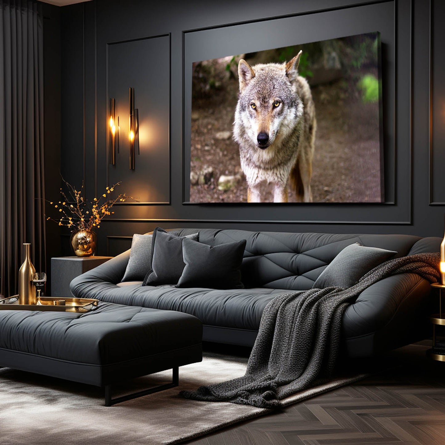 Majestic Wolf Art