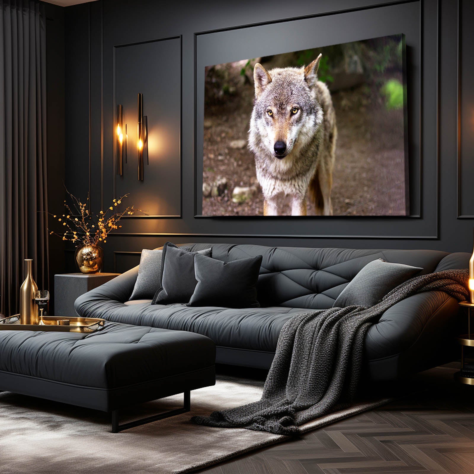 Majestic Wolf Art