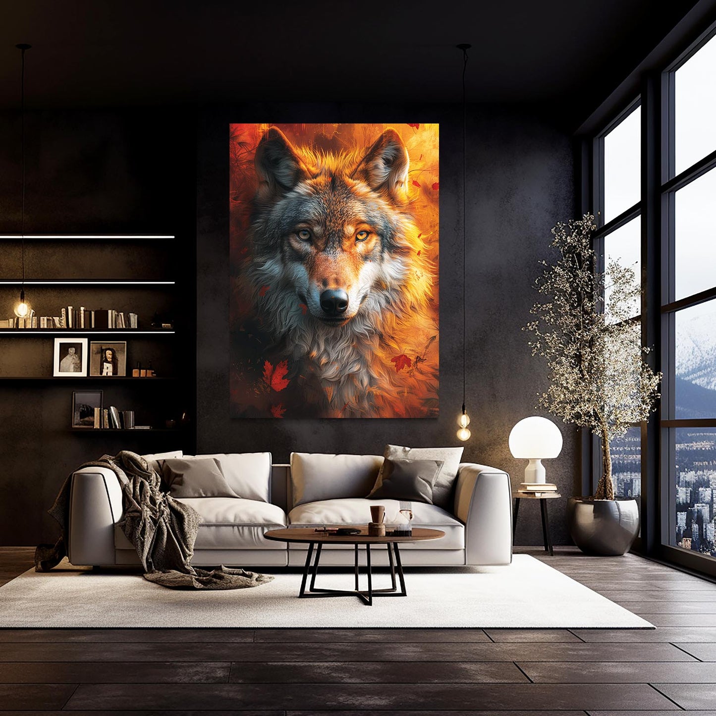 Majestic Wolf Wall Art