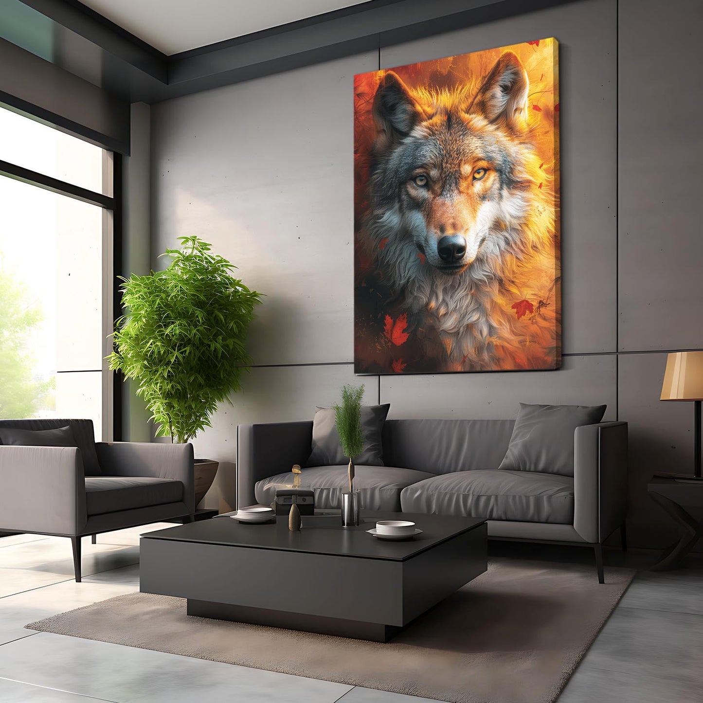 Majestic Wolf Wall Art