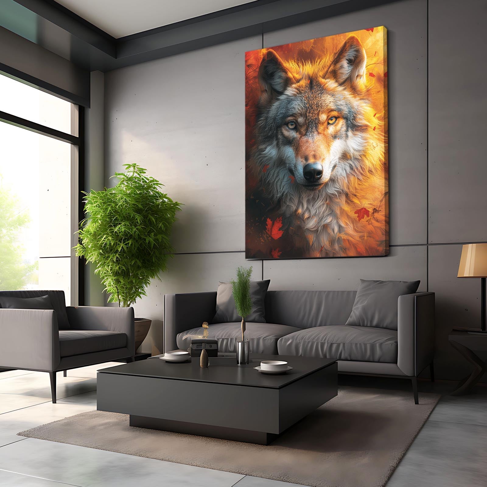 Majestic Wolf Wall Art