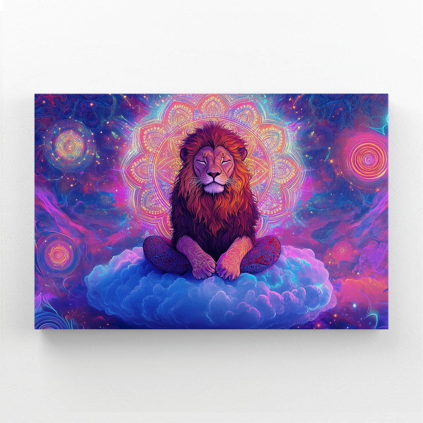 Mandala Lion Art