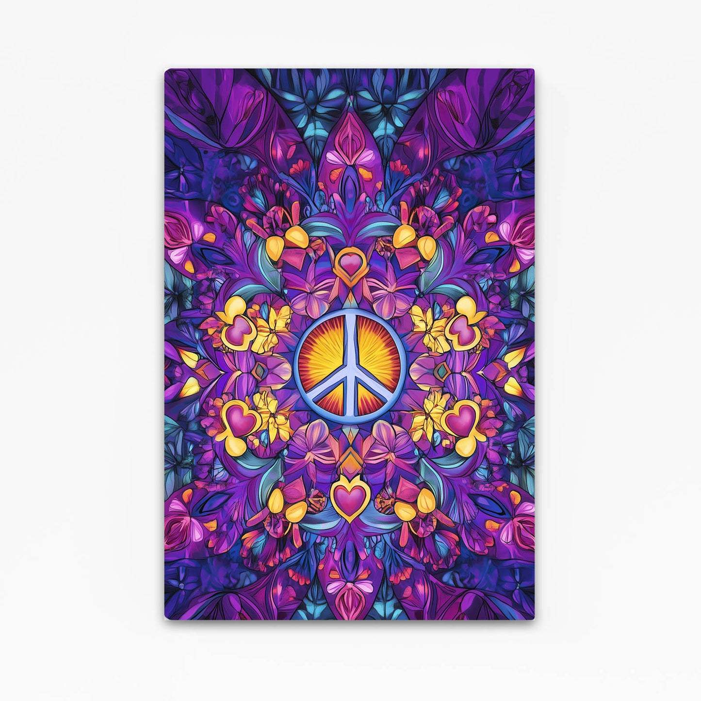Mandala Peace Bloom Art – mandala peace bloom peace canvas print