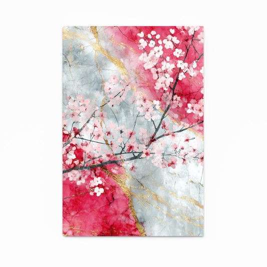 Marble Branch Study Cherry Blossom Prints – marble branch study cherry blossom canvas print