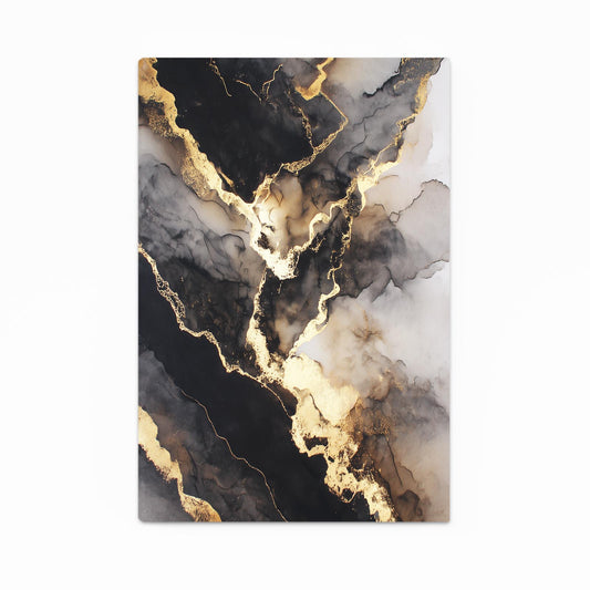 Marble Gold Fracture Wall Art – marble gold fracture gold canvas print