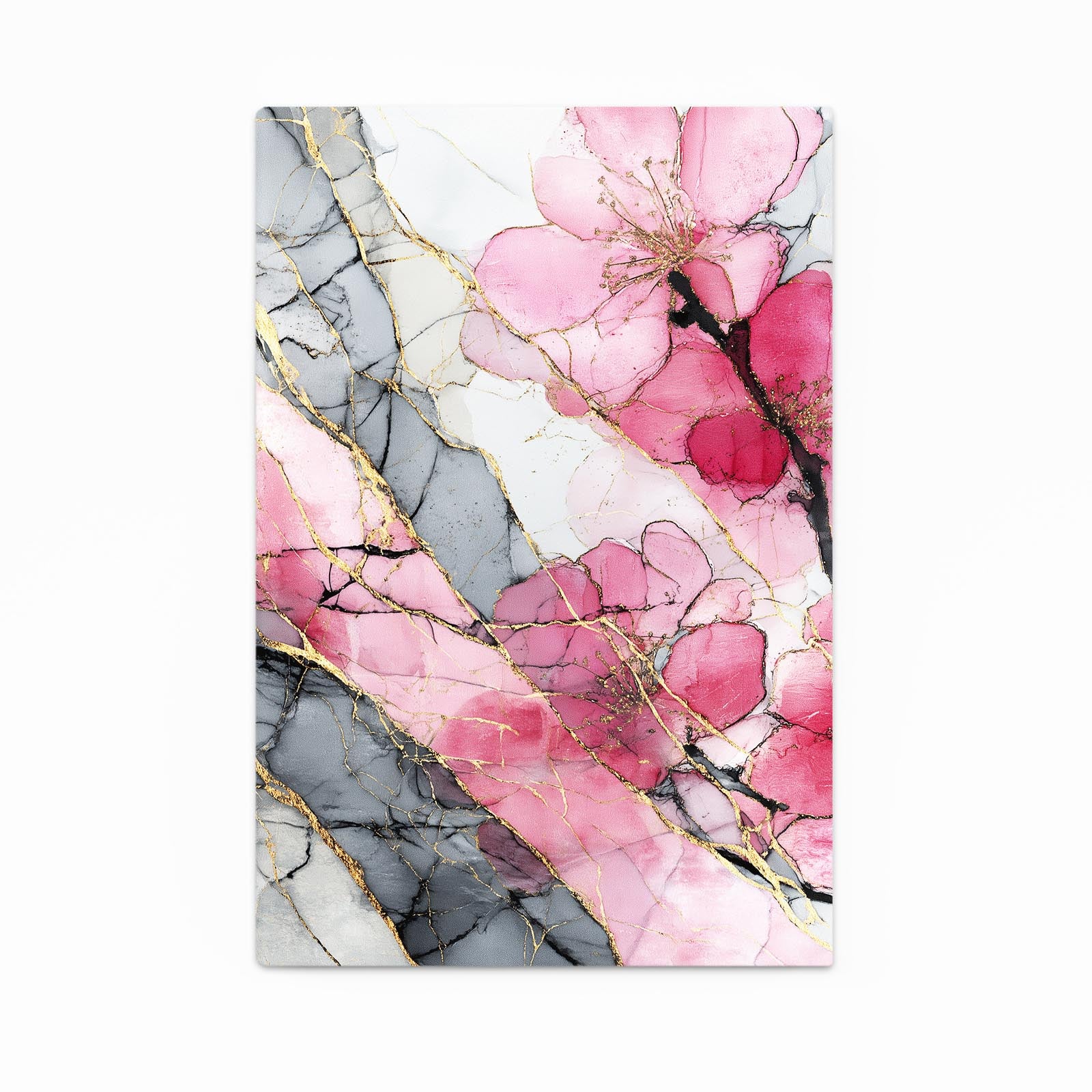 Marble Vein Petals Cherry Blossom Canvas – marble vein petals cherry blossom canvas print