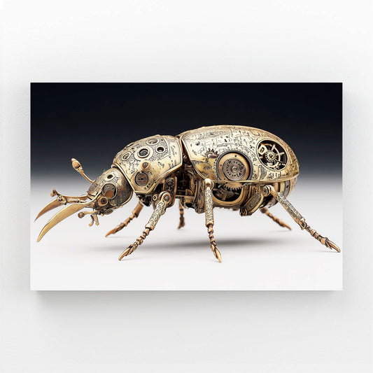 Mechanical Brass Beetle Steampunk Canvas – mechanical brass beetle steampunk canvas print