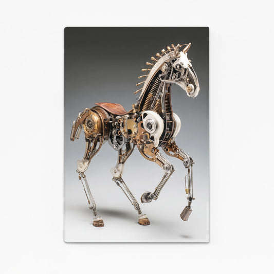 Mechanical Brass Horse Steampunk Prints – mechanical brass horse steampunk canvas print