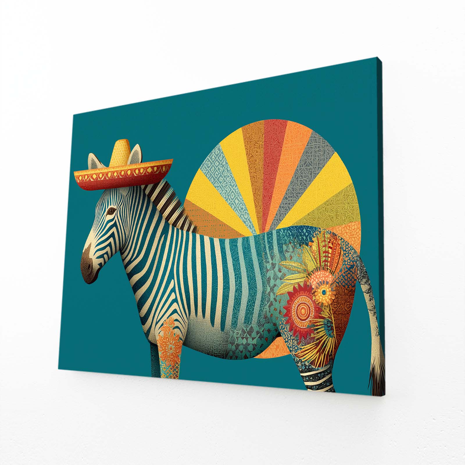 Mexican Zebra Art – mexican canvas print