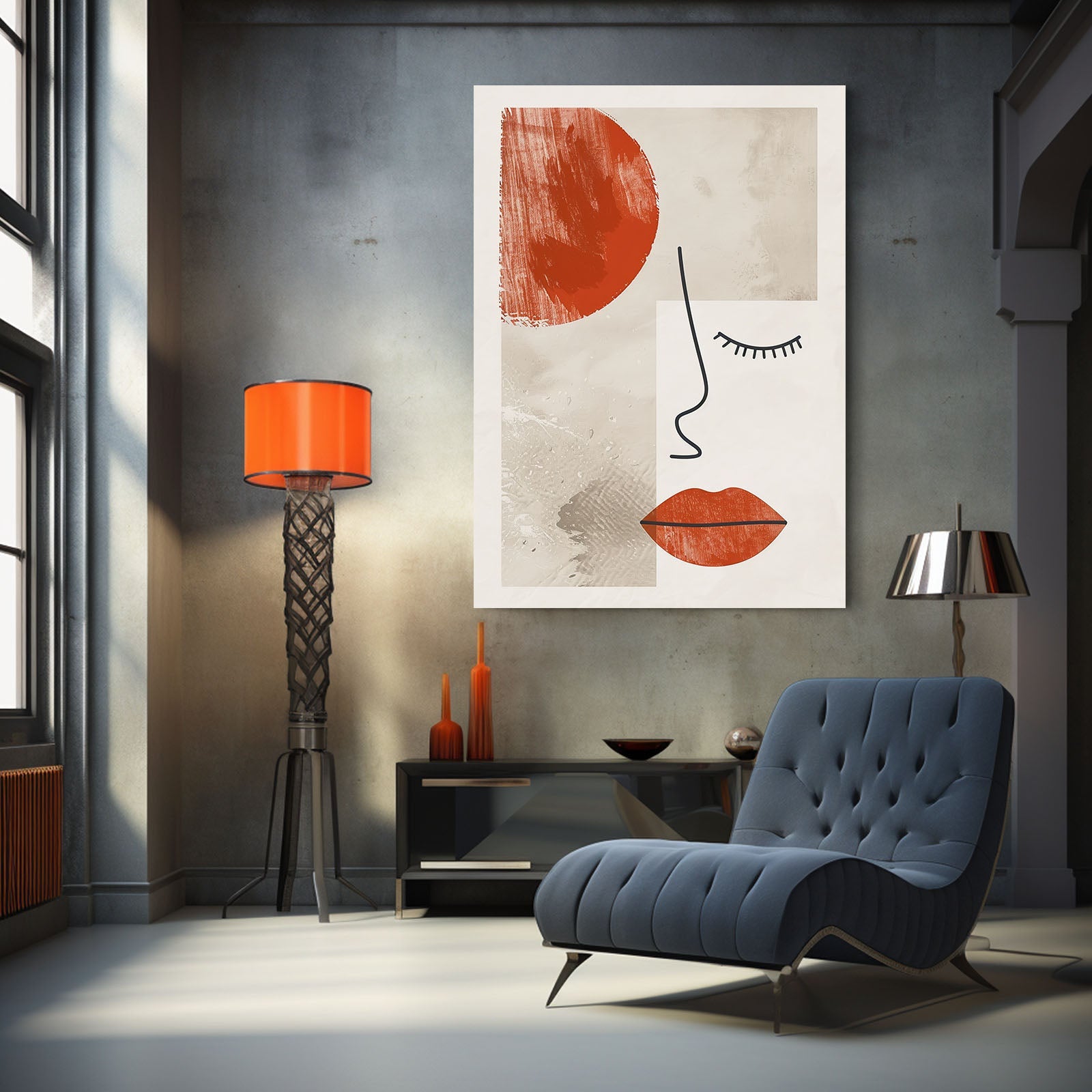Mid Century Modern Boho Wall Art