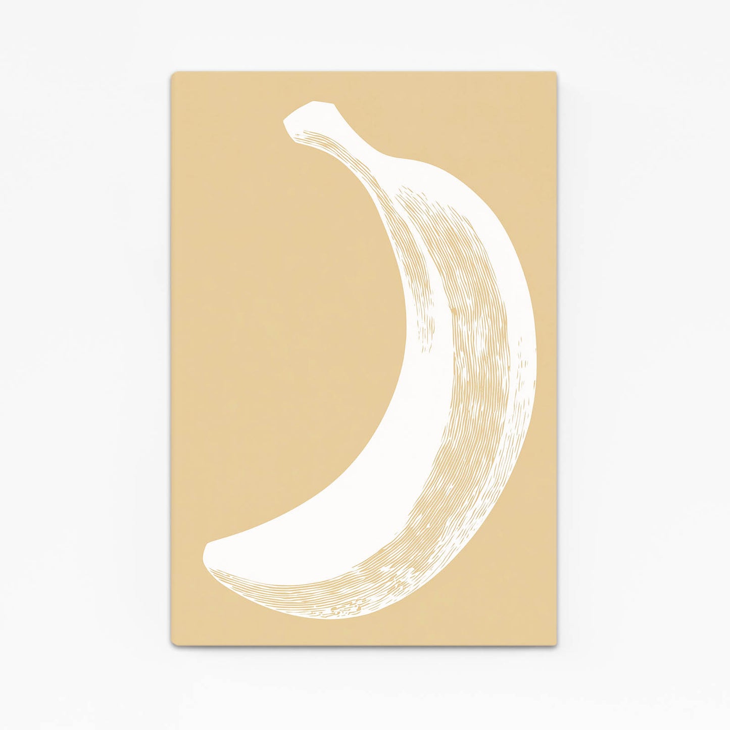 Minimal Banana Tan Fruit Canvas – minimal banana tan fruit canvas print