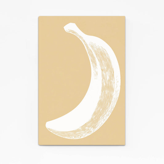 Minimal Banana Tan Fruit Canvas – minimal banana tan fruit canvas print