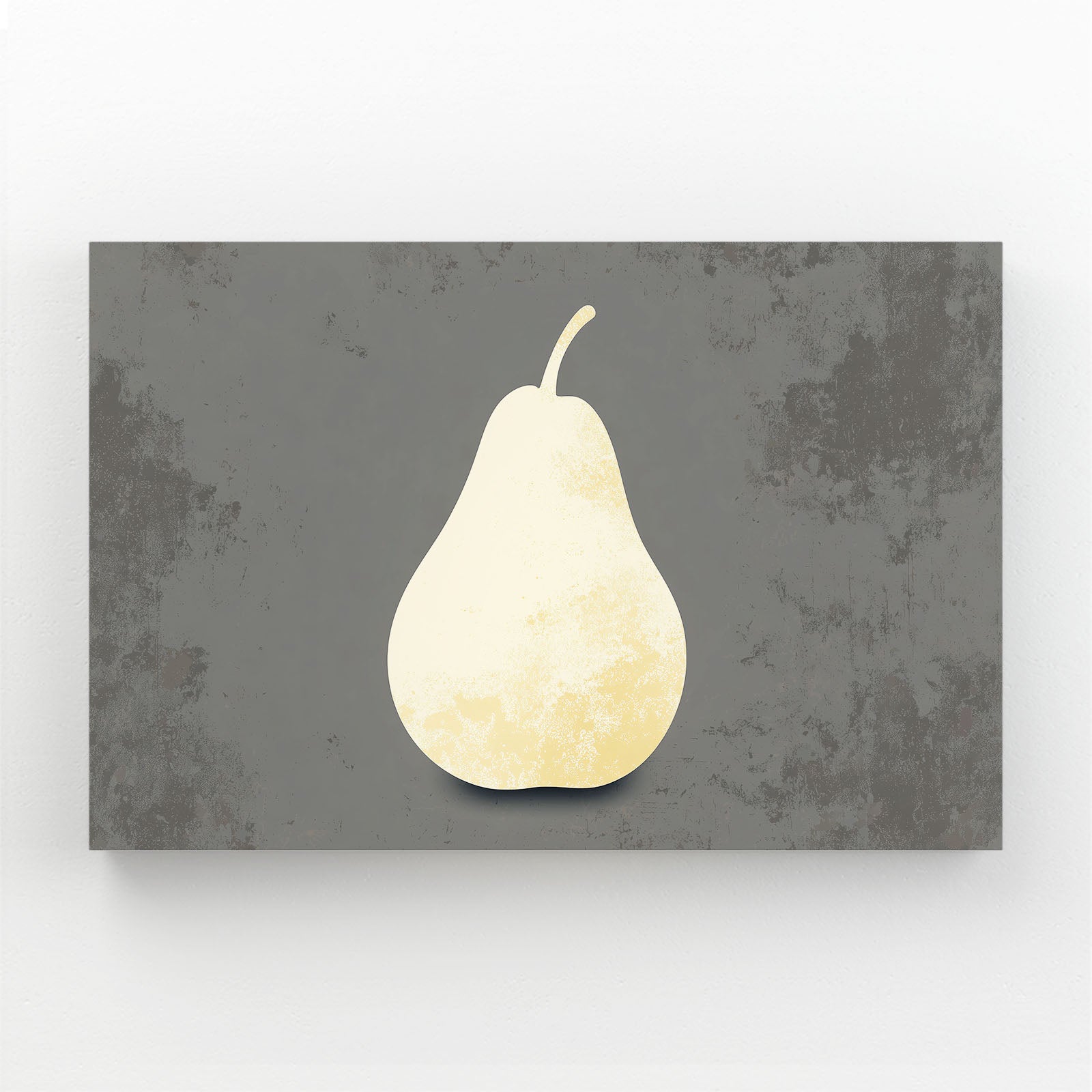 Minimal Pale Pear Fruit Canvas Art – minimal pale pear fruit canvas print