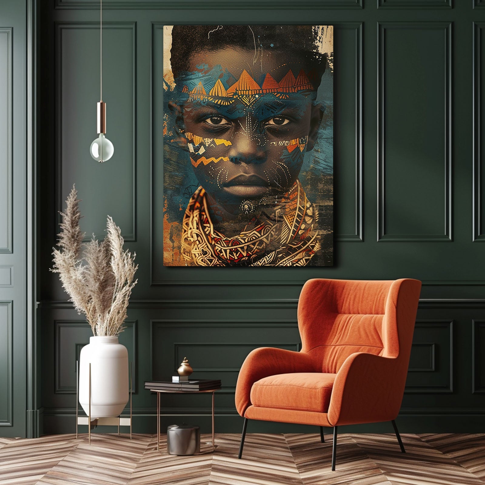 Minimalistic African Art Decor