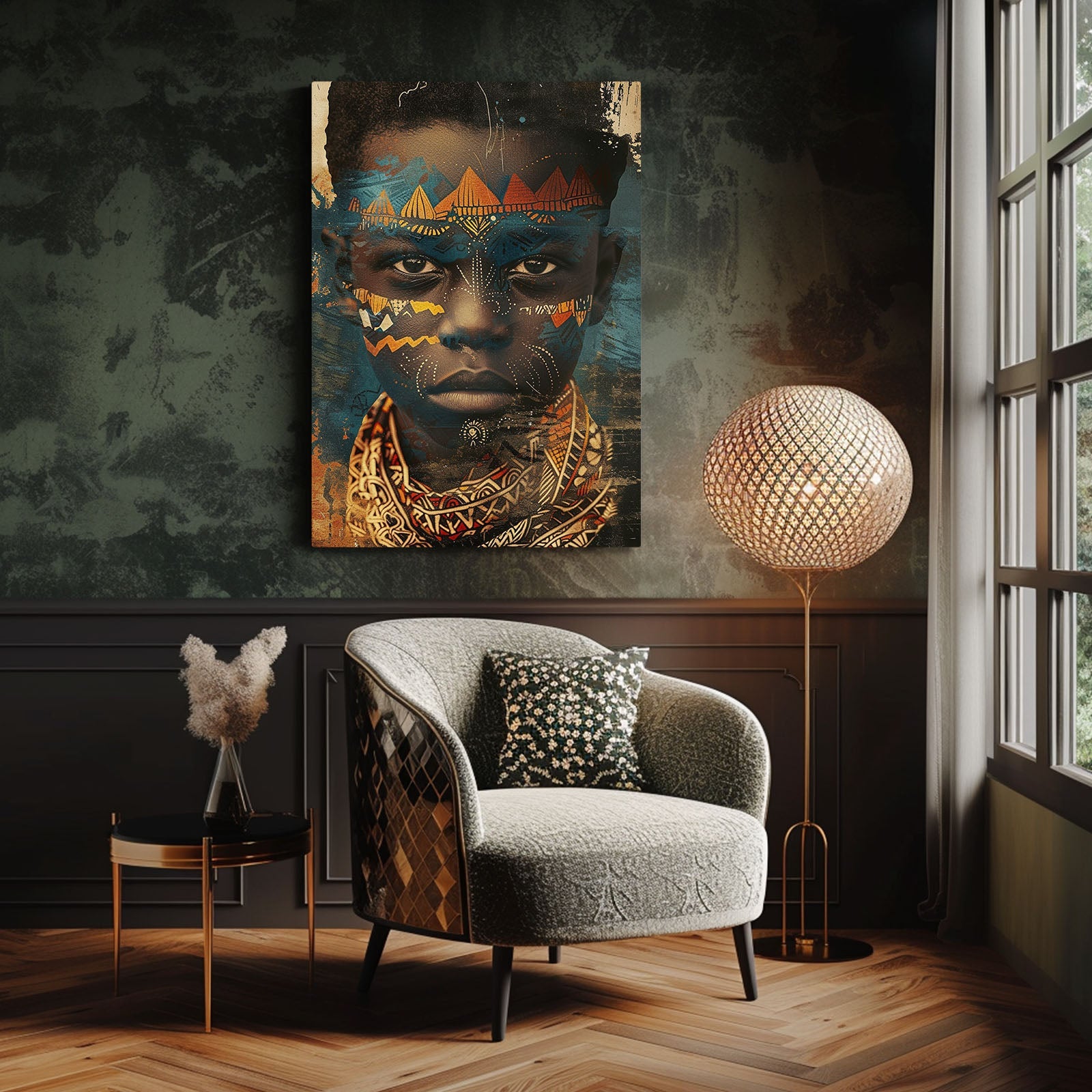 Minimalistic African Art Decor