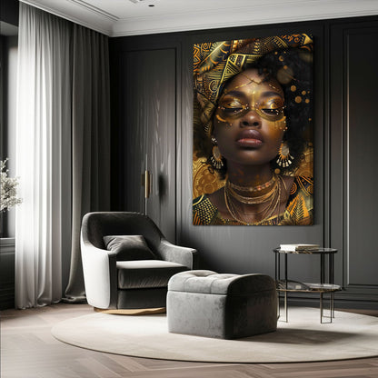 Minimalistic Women African Art