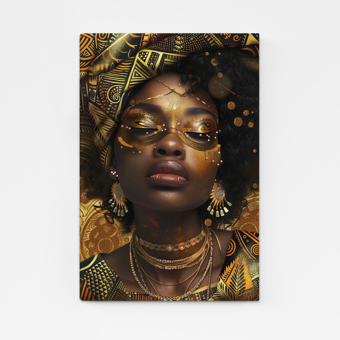Minimalistic Women African Art
