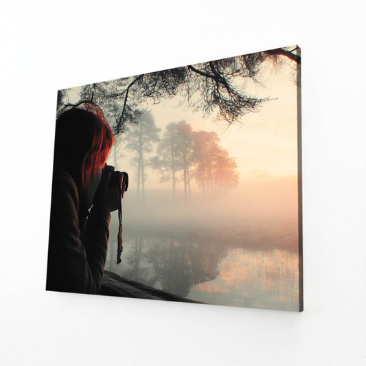 Misty Forest Photography Wall Decor – canvas print, view 2