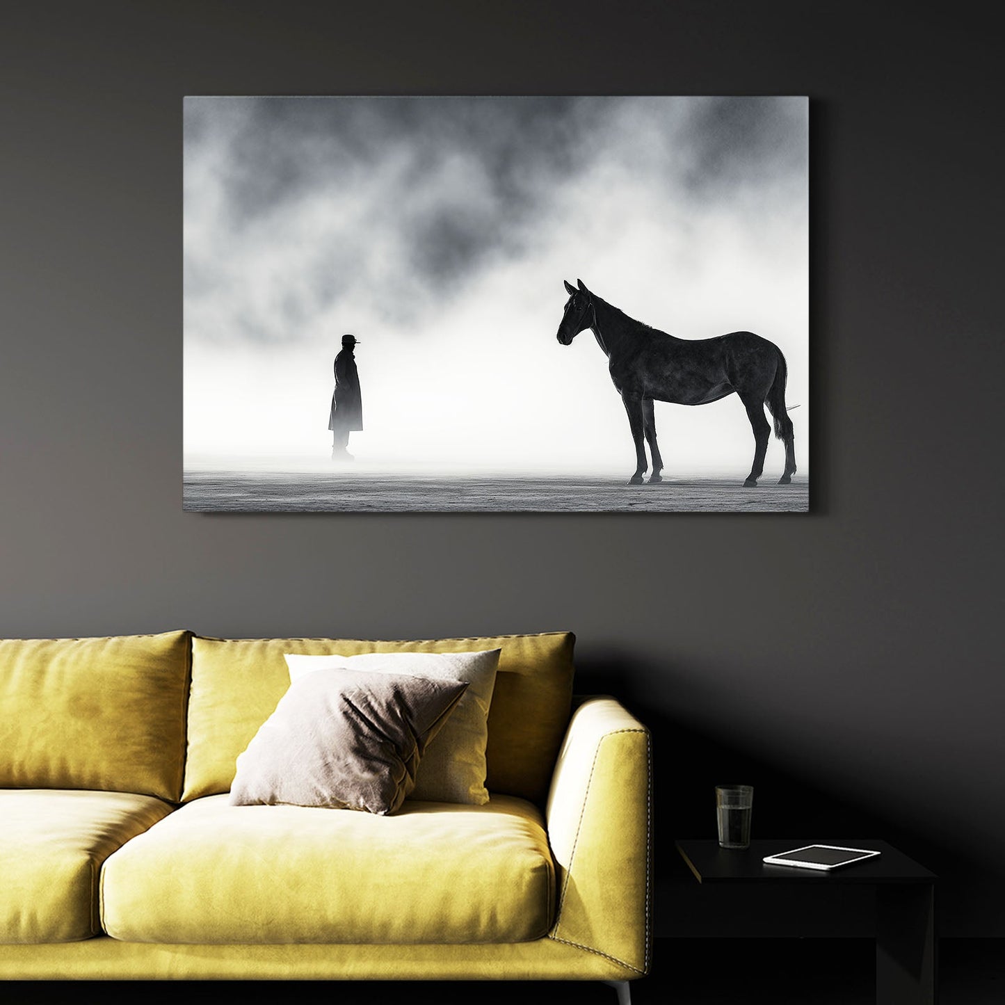 Misty Horse Photography Prints – canvas print, view 3