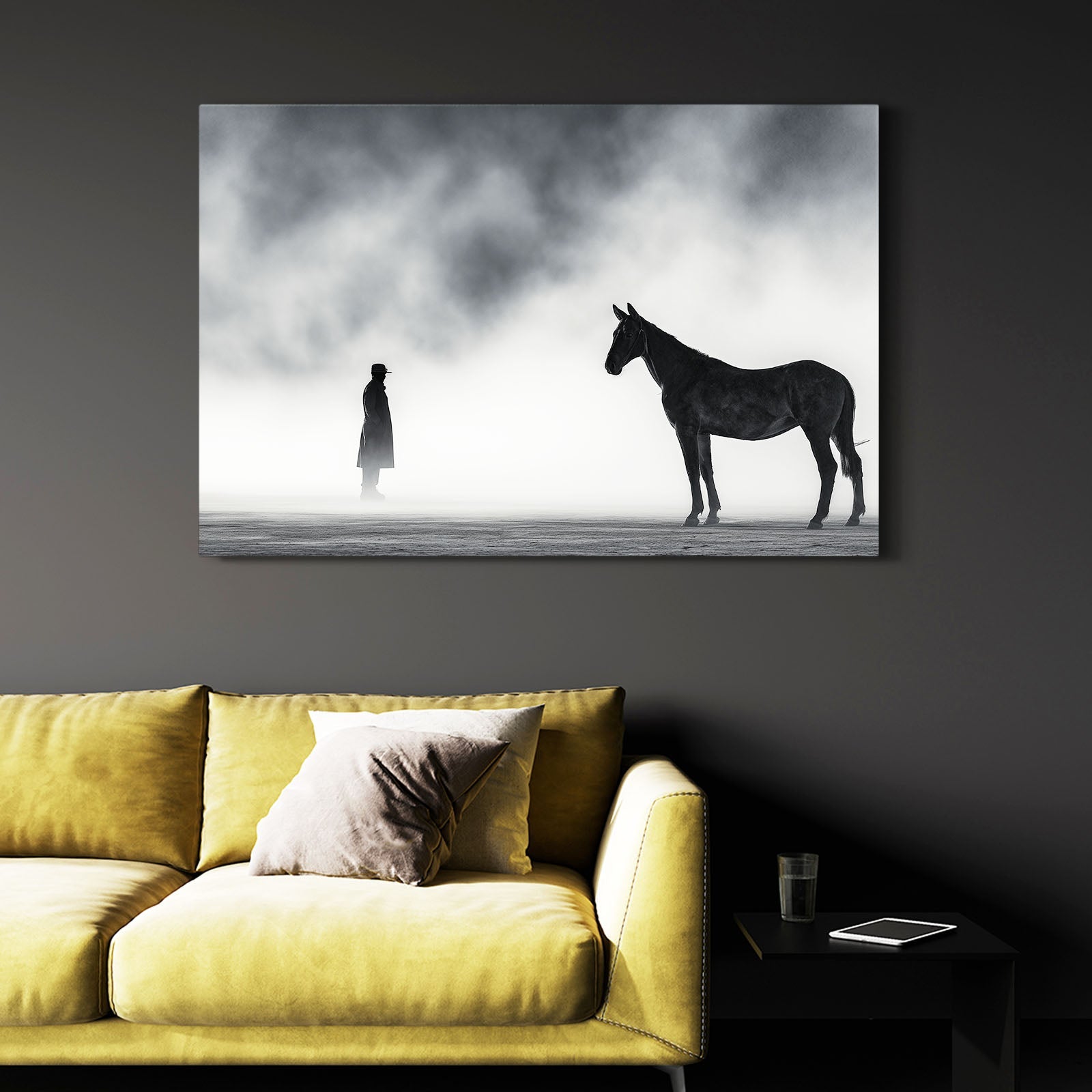Misty Horse Photography Prints – canvas print, view 3