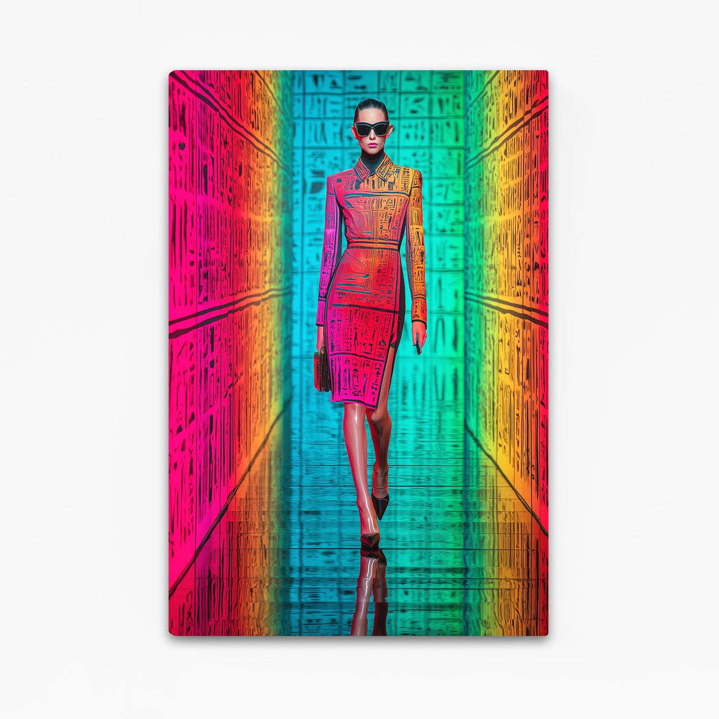 Modern Nile Walker Egyptian Wall Art – modern nile walker egyptian canvas print
