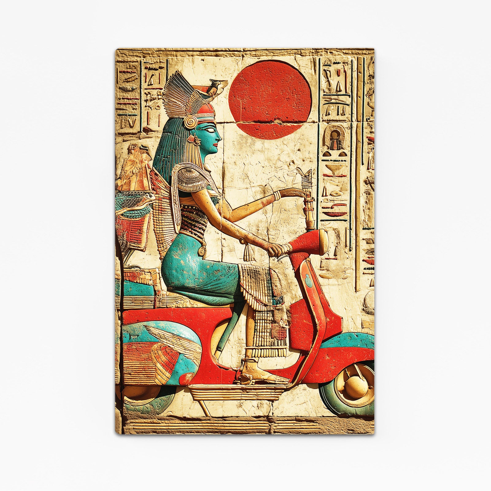 Modern Pharaoh Scooter Egyptian Canvas – modern pharaoh scooter egyptian canvas print