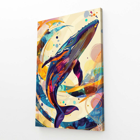 Modern Pop Art Whale