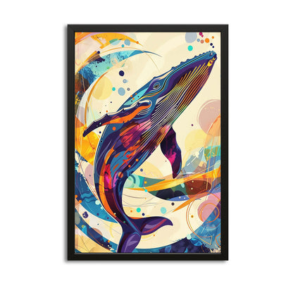 Modern Pop Art Whale