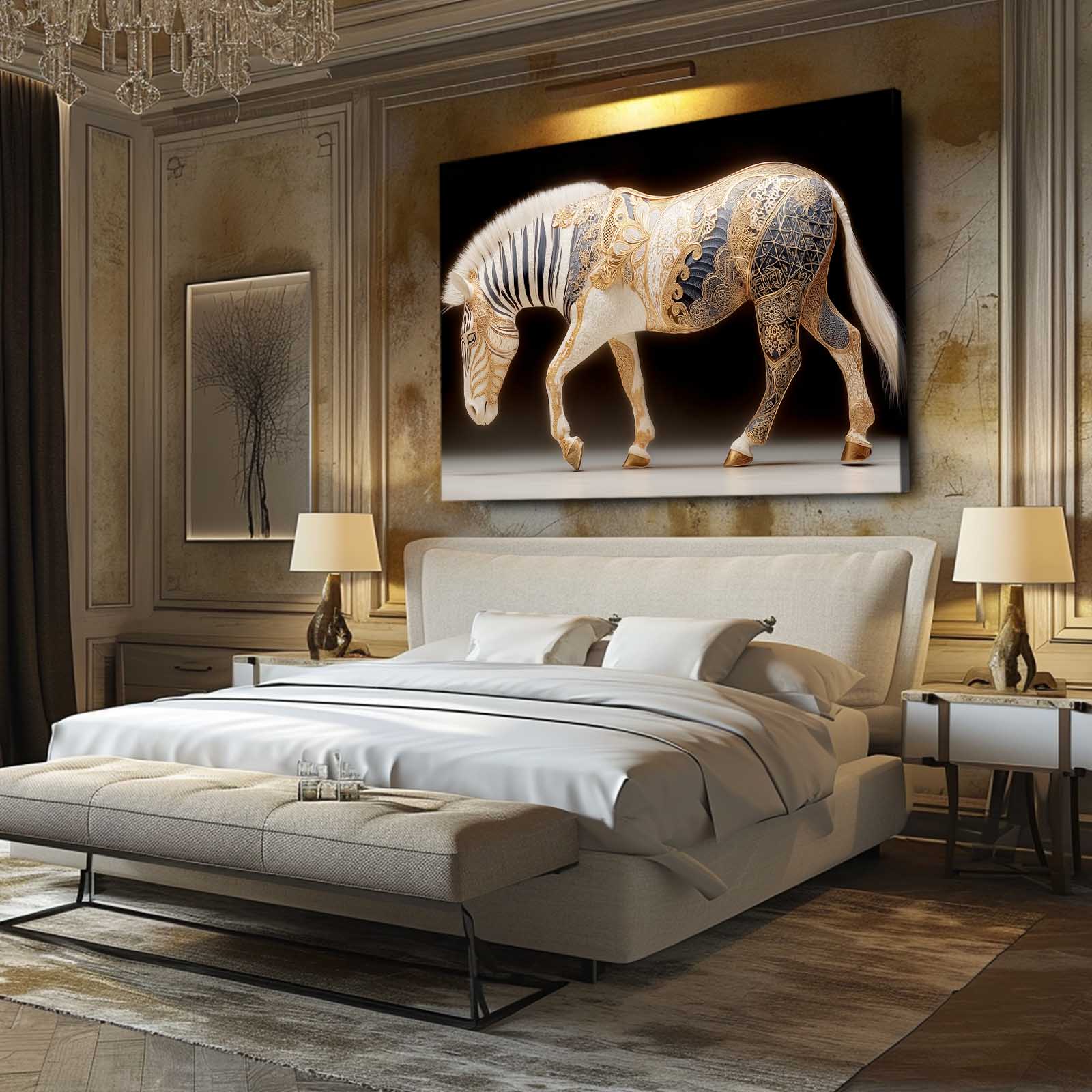 Modern Zebra Prints – styled in a furnished interior