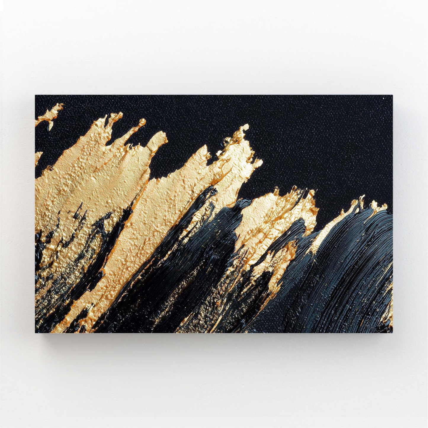 Molten Ridge Sweep Gold Art – molten ridge sweep gold canvas print