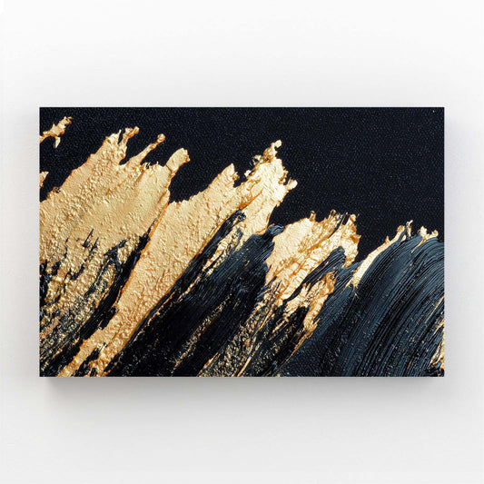 Molten Ridge Sweep Gold Art – molten ridge sweep gold canvas print