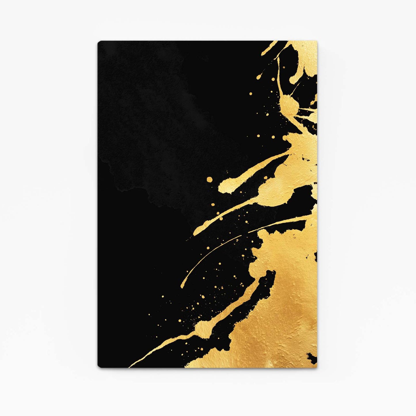 Molten Streak Gold Wall Decor – molten streak gold canvas print