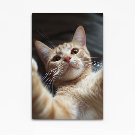 Morning Stretch Wall Art Cat