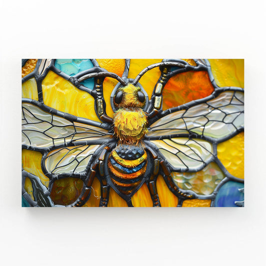 Mosaic Panel Bee Art