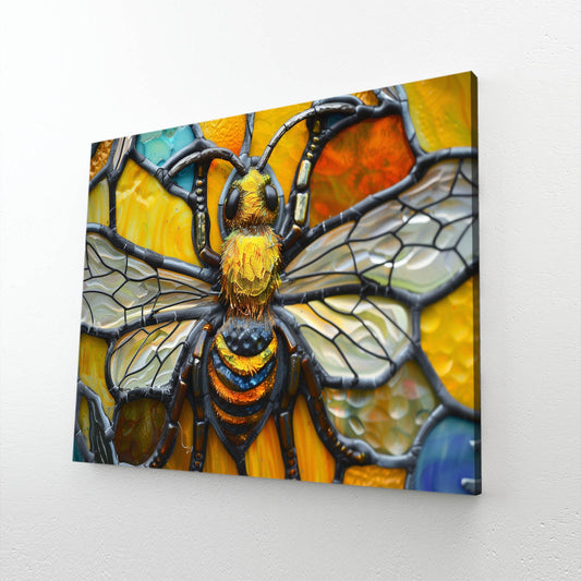Mosaic Panel Bee Art