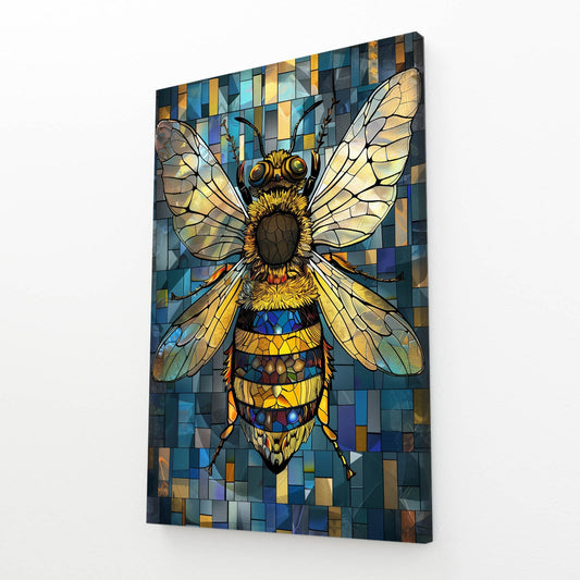 Mosaic Style Bee Art