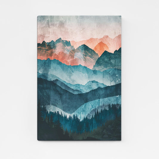 Mountain Boho Wall Art