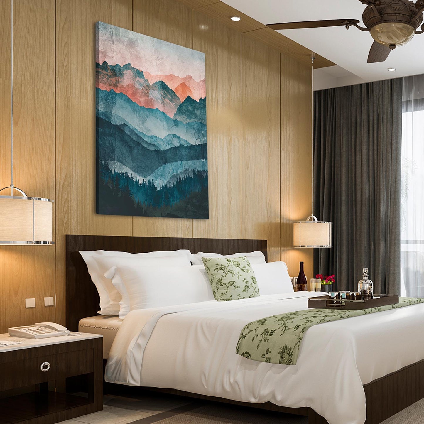 Mountain Boho Wall Art