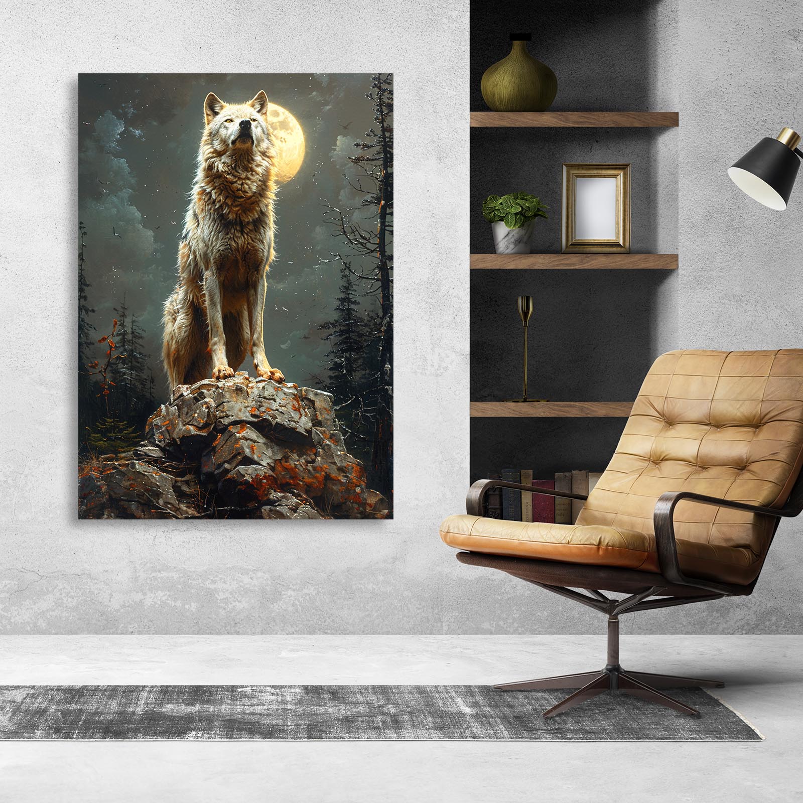 Mountain Wolf Art